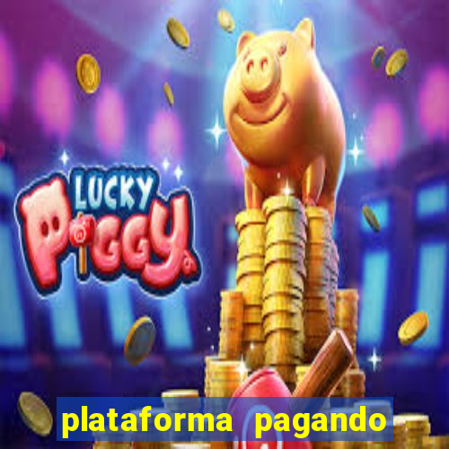 plataforma pagando no cadastro